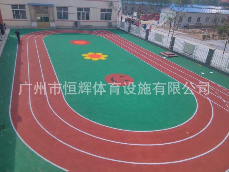 EPDM胶粒江苏宿迁皂河小学1200平方项目竣工！