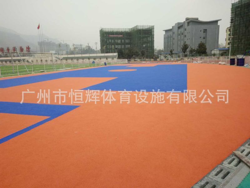 EPDM胶粒贵州绥阳天乐体育馆项目即将完工！